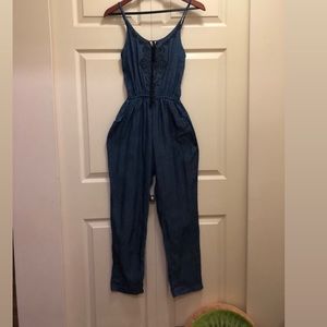 Denim Style Jumpsuit/Romper